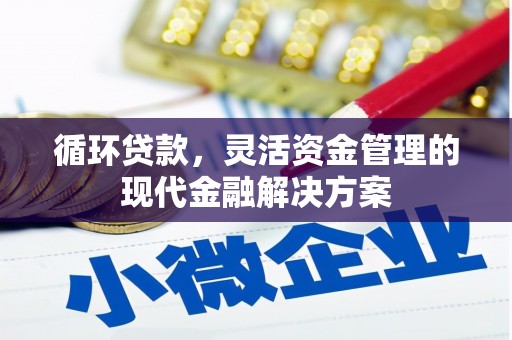 海端循环贷款，灵活资金管理的现代金融解决方案