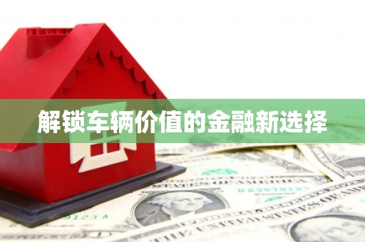 镜湖解锁车辆价值的金融新选择