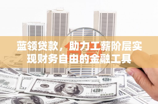 邵阳县蓝领贷款，助力工薪阶层实现财务自由的金融工具