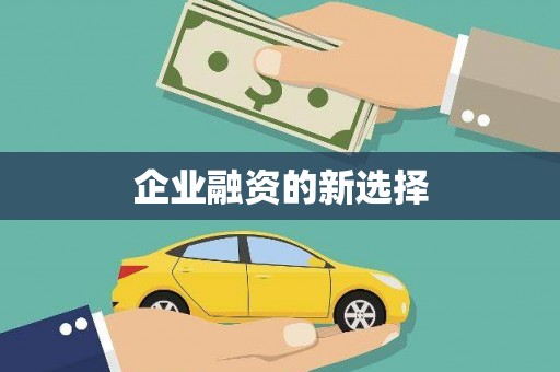 白山企业融资的新选择