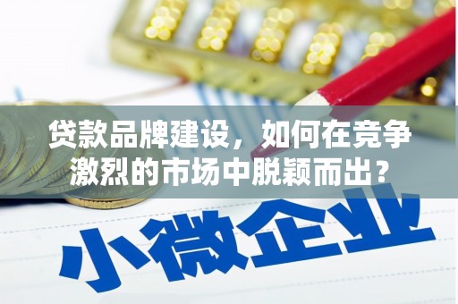 宣恩贷款品牌建设，如何在竞争激烈的市场中脱颖而出？