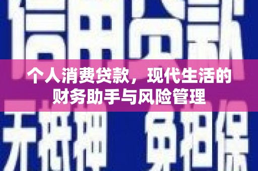 高安个人消费贷款，现代生活的财务助手与风险管理