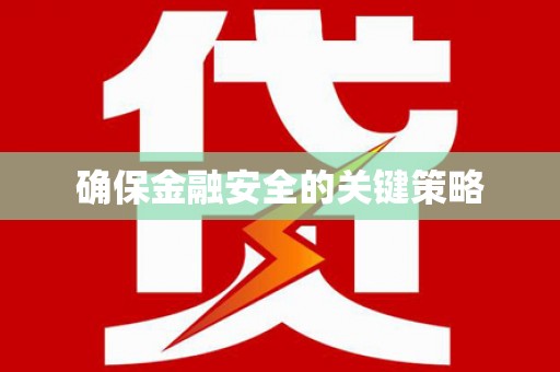 莱西确保金融安全的关键策略